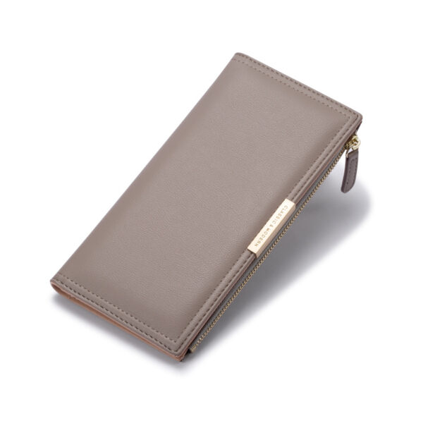 Geldbörsen Und Taschen Mode Einfarbig PU Geldbörse Universal #3920 – Bild 3