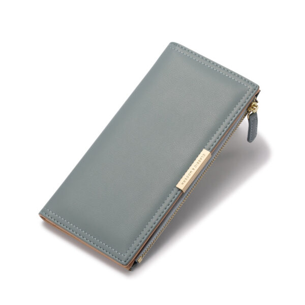 Geldbörsen Und Taschen Mode Einfarbig PU Geldbörse Universal #3920 – Bild 4